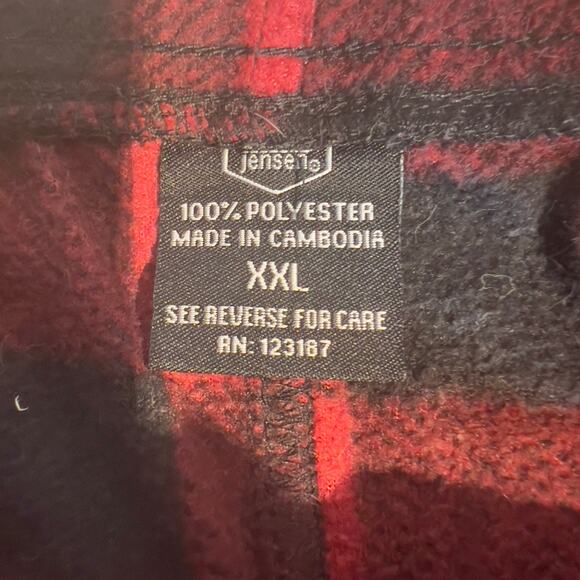 Berkley Jensen Flannel Loungewear Pants Men's XXL Red/Blue Check Sweatpants - Picture 4 of 11